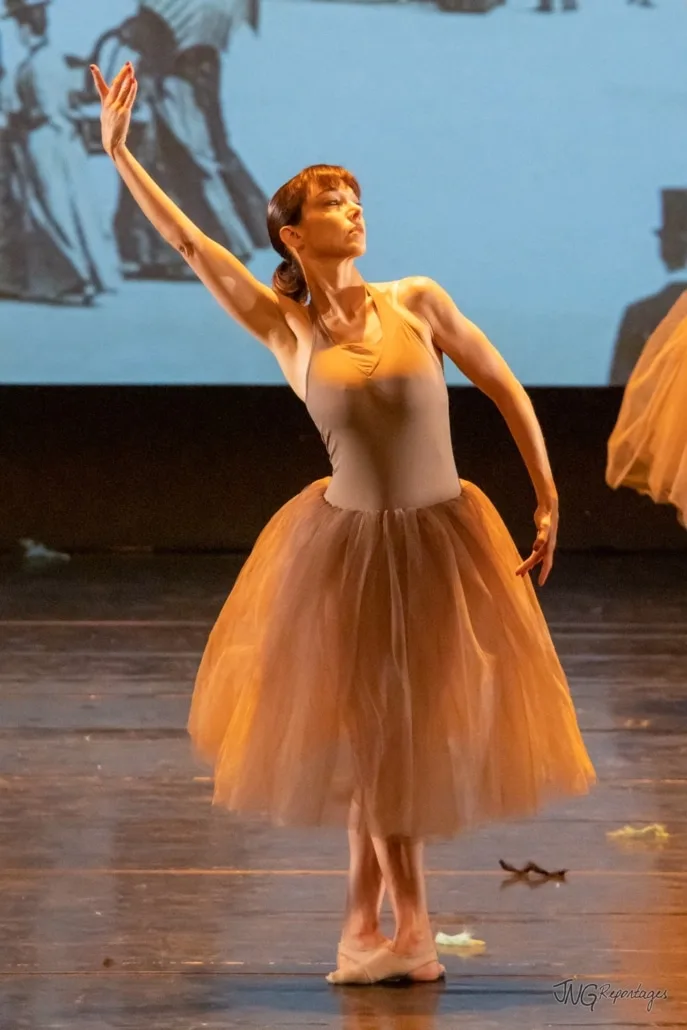 Julia Tumorticchi en plein mouvement