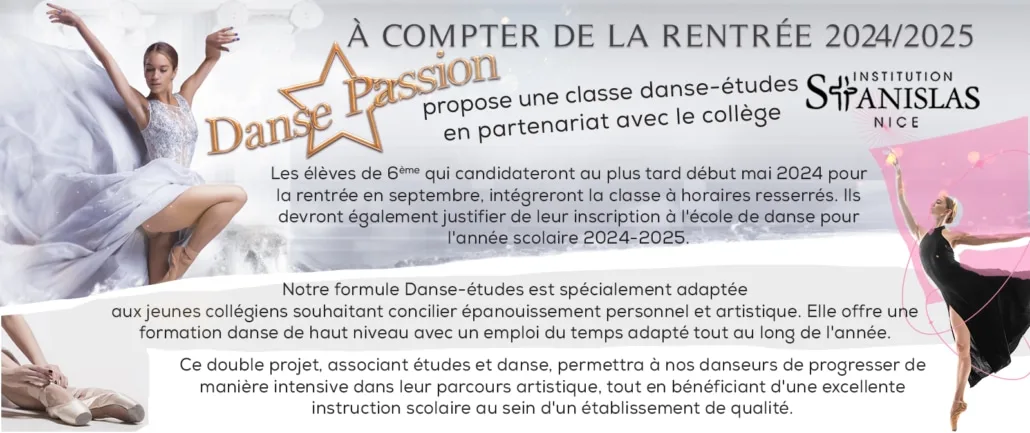 Classe Danse-études à la rentrée 2024-2025