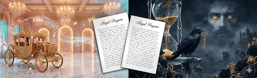 Programmes des spectacles “Le Bal des Princesses” & ”Le Royaume de Rêve”