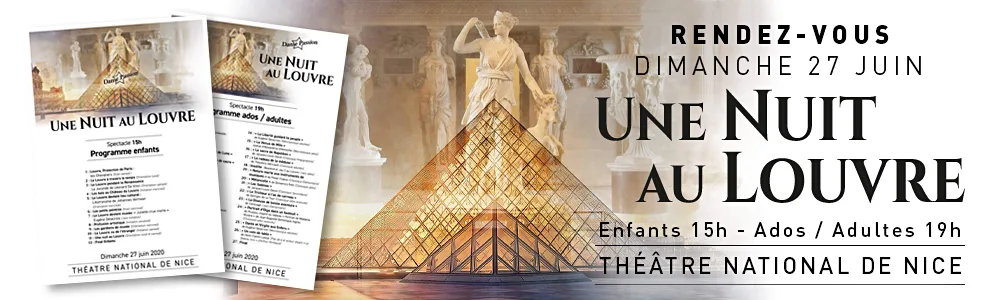 Programmes du spectacle “Une Nuit au Louvre”