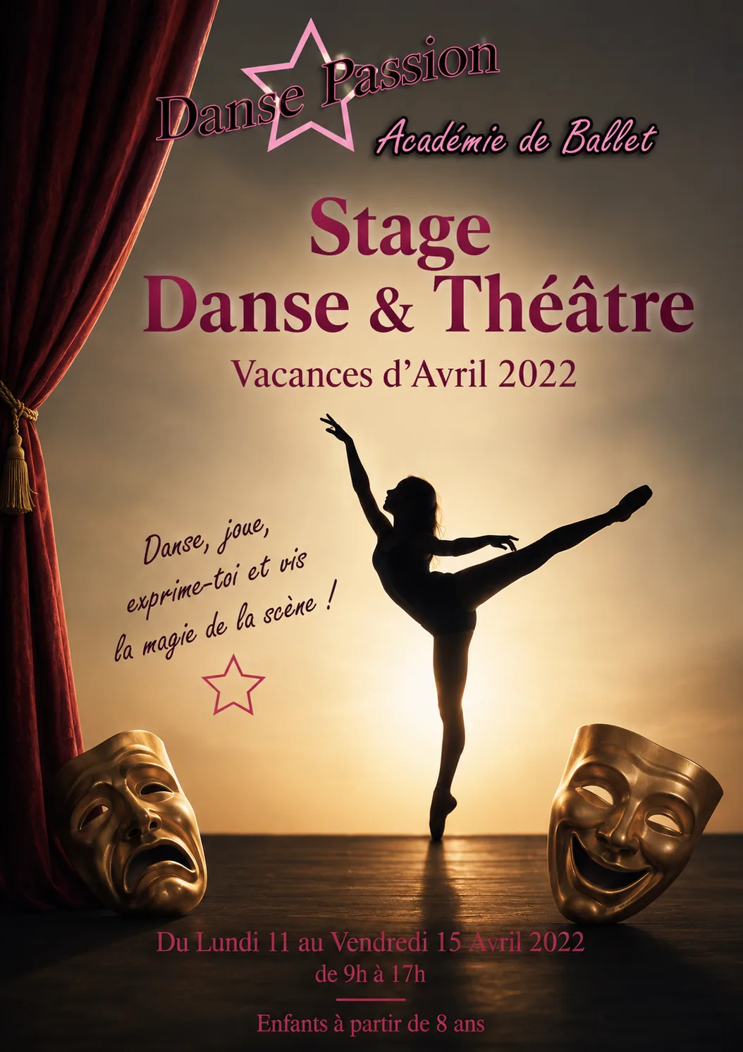 Stage vacances d’Avril 2022