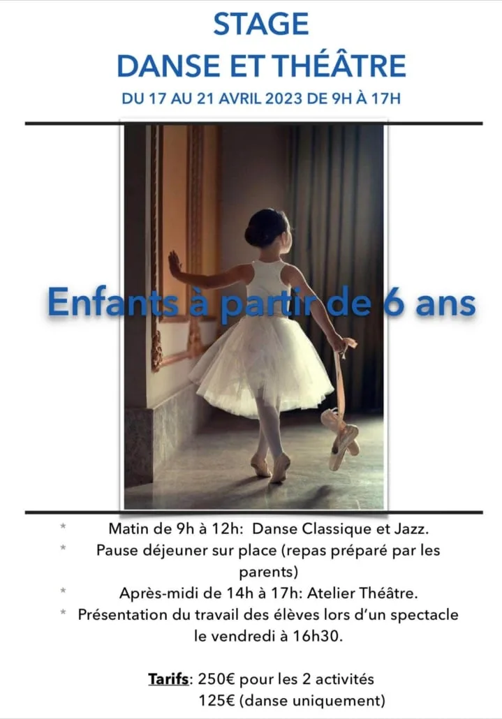 Stage Pâques 2023