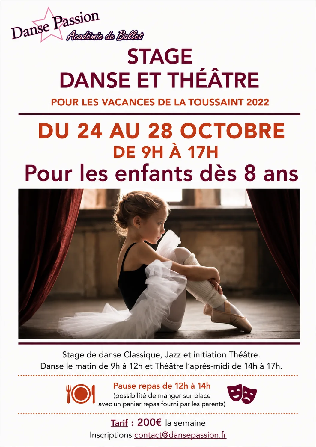 Stage de la toussaint 2022